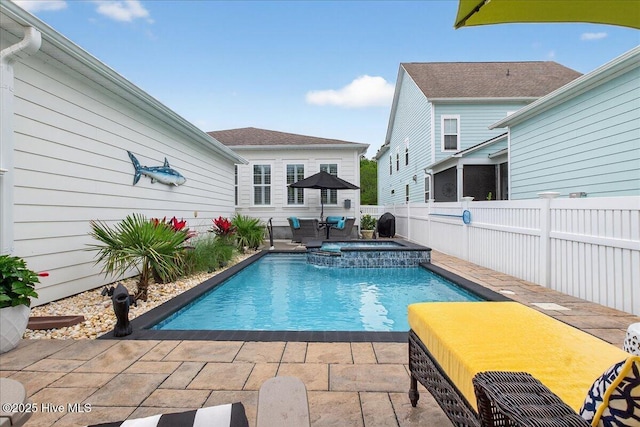 9294 Murphy Way SW, Calabash, NC 28467 - view of pool with a patio area and a pool with connected hot tub