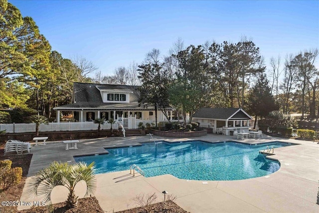 9294 Murphy Way SW, Calabash, NC 28467 - community pool with a patio area