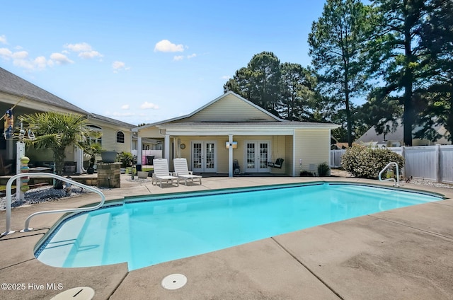 2911 Ridge Rd NW, Wilson, NC 27896 - view of pool featuring french doors and a patio area