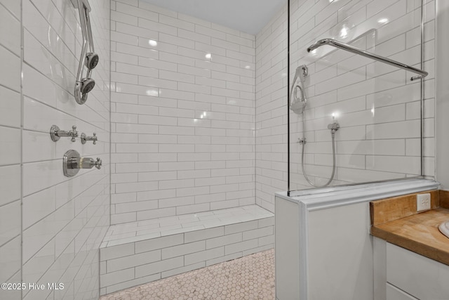 103 Low Country Ct, Hampstead, NC 28443 - bathroom with tiled shower and vanity