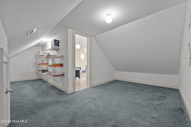 103 Low Country Ct, Hampstead, NC 28443 - additional living space featuring carpet, lofted ceiling, and baseboards