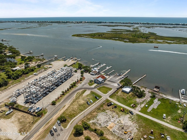 103 Low Country Ct, Hampstead, NC 28443 - aerial view of property and surrounding area featuring a nearby body of water