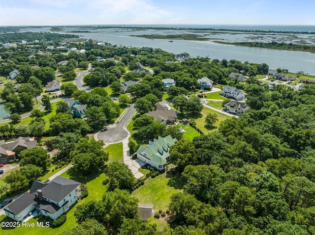 103 Low Country Ct, Hampstead, NC 28443 - aerial view of residential area featuring a nearby body of water