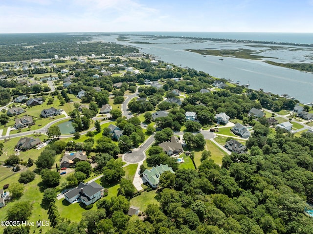 103 Low Country Ct, Hampstead, NC 28443 - drone / aerial view of a large body of water