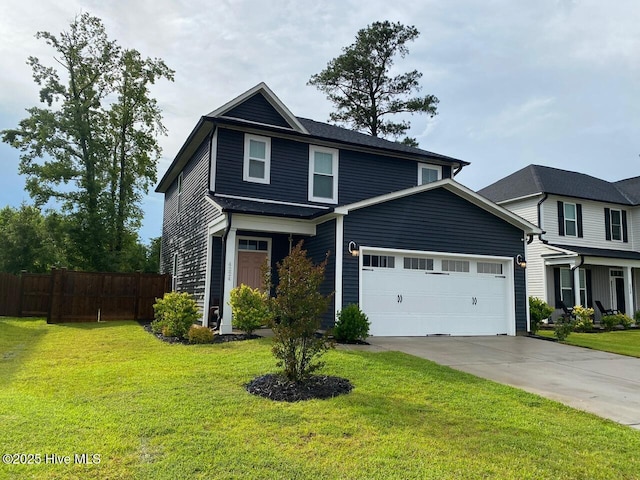 4224 Pegasus Pkwy, Leland, NC 28451 - traditional-style house featuring concrete driveway and a garage