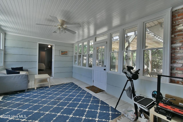 114 Lansdowne Rd, Wilmington, NC 28409 - sunroom / solarium featuring tile patterned flooring