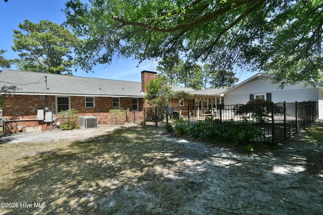 114 Lansdowne Rd, Wilmington, NC 28409 - view of yard featuring central air condition unit
