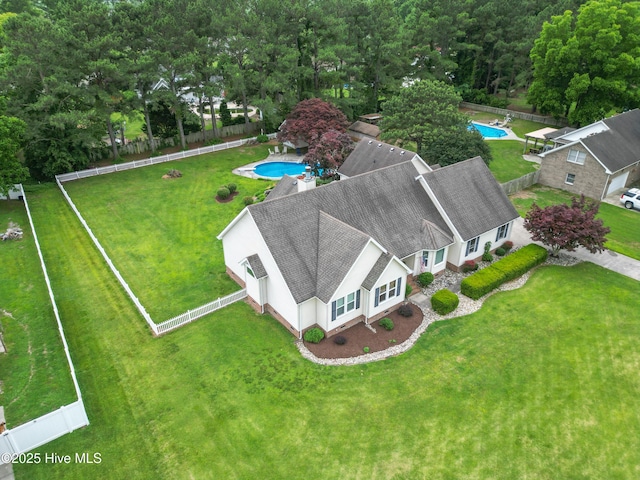 145 N Point Blvd, Moyock, NC 27958 - aerial view of property and surrounding area with a pool