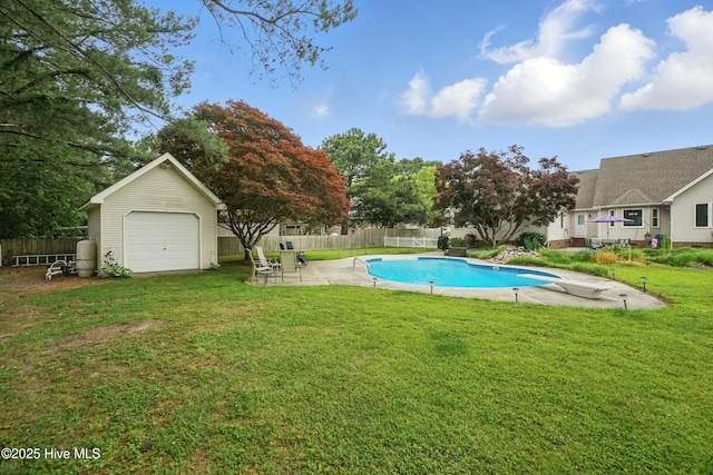 145 N Point Blvd, Moyock, NC 27958 - view of pool with a diving board and a patio
