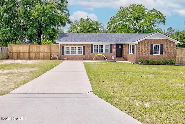 4838 Stillwell Rd, Wilmington, NC 28412 - single story home featuring concrete driveway and brick siding