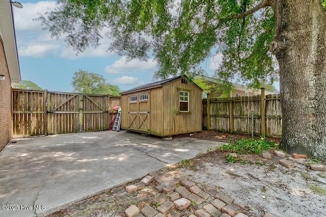 4838 Stillwell Rd, Wilmington, NC 28412 - view of shed with a fenced backyard