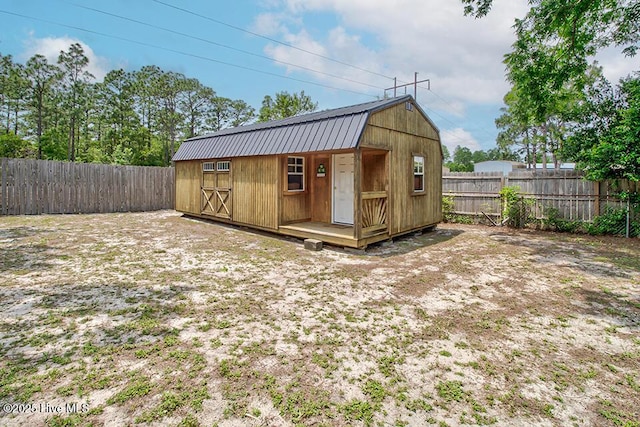 4838 Stillwell Rd, Wilmington, NC 28412 - view of outbuilding featuring a fenced backyard