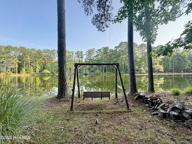 112 Lakeview Ln, Washington, NC 27889 - view of yard featuring a water view