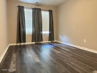 5610 Carolina Beach Rd Unit 6, Wilmington, NC 28412 - unfurnished room with wood finished floors and baseboards