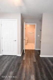 5610 Carolina Beach Rd Unit 6, Wilmington, NC 28412 - hall featuring baseboards and wood finished floors