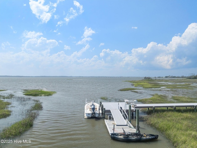 316 Bettie Path Rd, Beaufort, NC 28516 - dock area featuring a water view