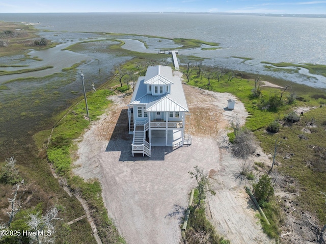 316 Bettie Path Rd, Beaufort, NC 28516 - view from above of property featuring a nearby body of water
