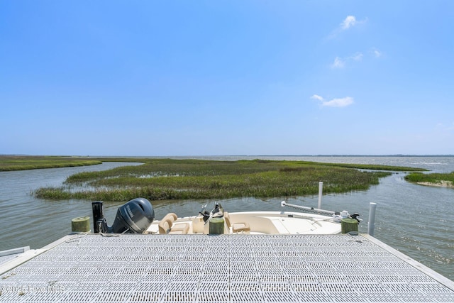 316 Bettie Path Rd, Beaufort, NC 28516 - dock area featuring a water view
