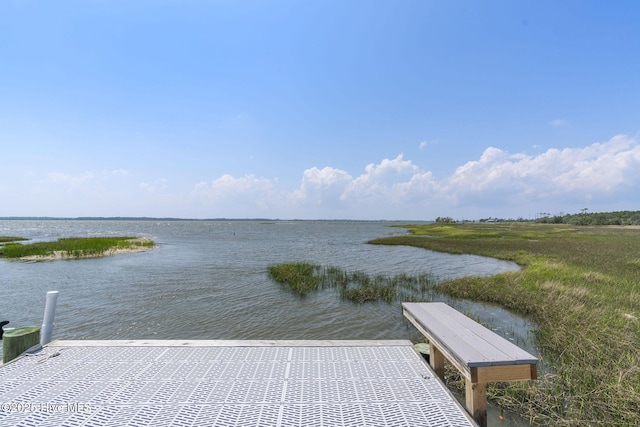 316 Bettie Path Rd, Beaufort, NC 28516 - dock featuring a water view
