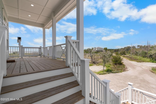 316 Bettie Path Rd, Beaufort, NC 28516 - view of wooden deck
