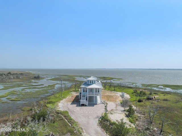 316 Bettie Path Rd, Beaufort, NC 28516 - aerial view of property and surrounding area featuring a nearby body of water