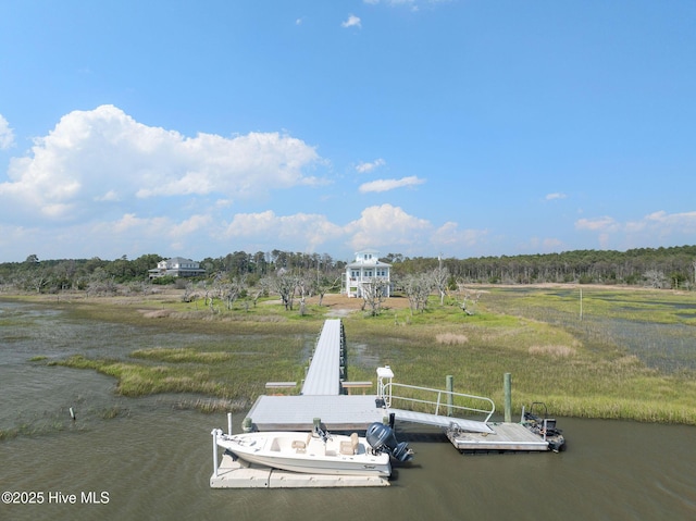 316 Bettie Path Rd, Beaufort, NC 28516 - dock area featuring a water view