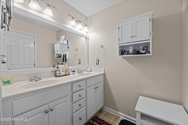 302 Fairmount Way, New Bern, NC 28562 - full bathroom featuring double vanity and tile patterned flooring