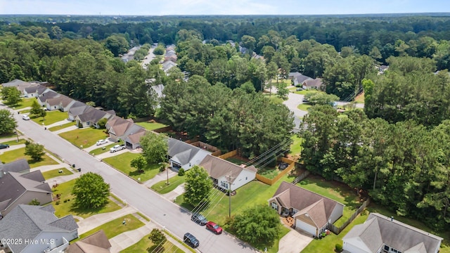 302 Fairmount Way, New Bern, NC 28562 - aerial view of residential area with a heavily wooded area