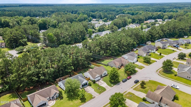 302 Fairmount Way, New Bern, NC 28562 - aerial view of property and surrounding area featuring nearby suburban area and a forest
