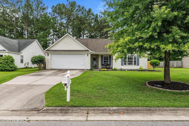 302 Fairmount Way, New Bern, NC 28562 - ranch-style house with an attached garage and driveway