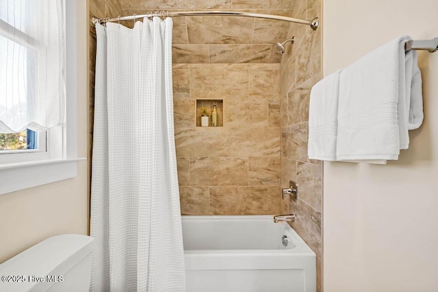 3810 River Park Way NE, Leland, NC 28451 - full bath with shower / bathtub combination with curtain and toilet