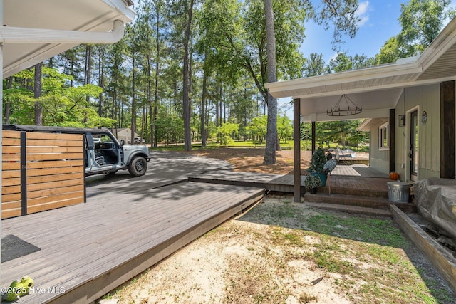 140 One Down St, Southern Pines, NC 28387 - view of wooden deck