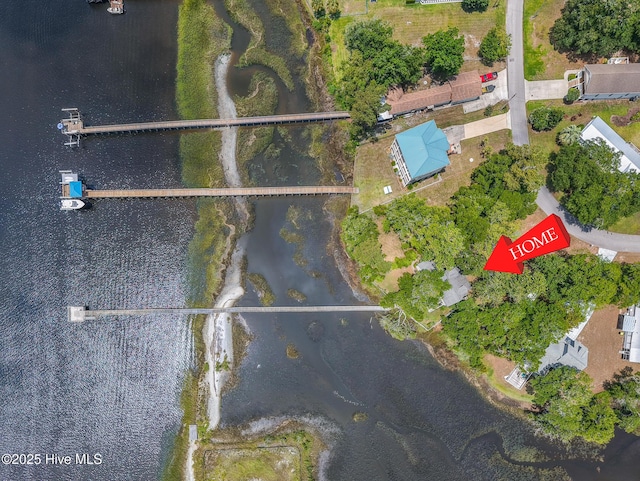 1137 Indigo Cir, Sunset Beach, NC 28468 - aerial view of property's location with a large body of water