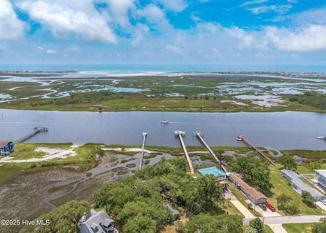 1137 Indigo Cir, Sunset Beach, NC 28468 - drone / aerial view of a large body of water