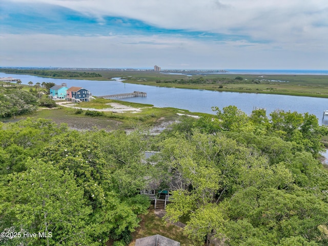 1137 Indigo Cir, Sunset Beach, NC 28468 - aerial view of a nearby body of water