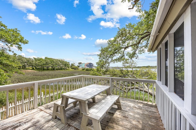 1137 Indigo Cir, Sunset Beach, NC 28468 - deck featuring outdoor dining space