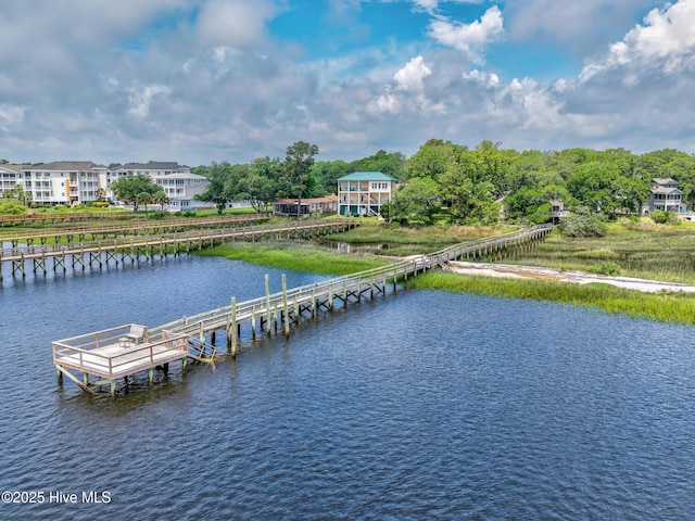1137 Indigo Cir, Sunset Beach, NC 28468 - aerial view of a nearby body of water and a notable bridge