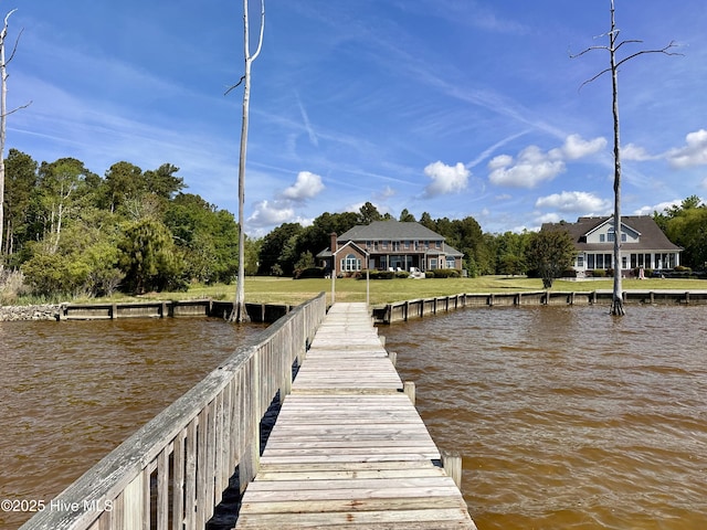 141 Baybreeze Dr, Shiloh, NC 27974 - dock featuring a water view