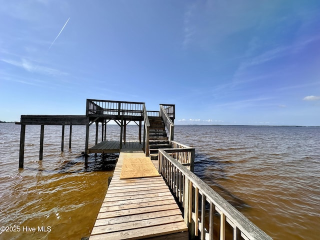 141 Baybreeze Dr, Shiloh, NC 27974 - dock featuring a water view