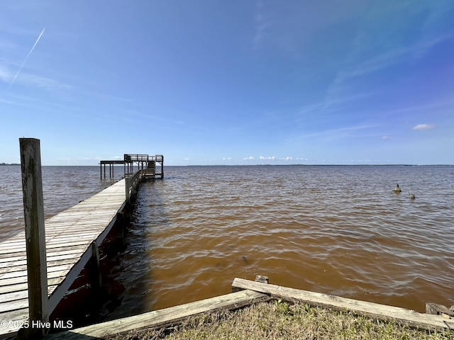 141 Baybreeze Dr, Shiloh, NC 27974 - dock featuring a water view