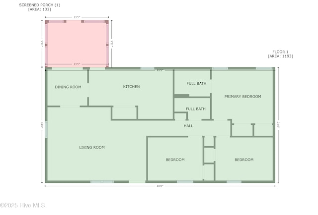 114 Maid Marian Ln, Washington, NC 27889 - view of floor plan / room layout