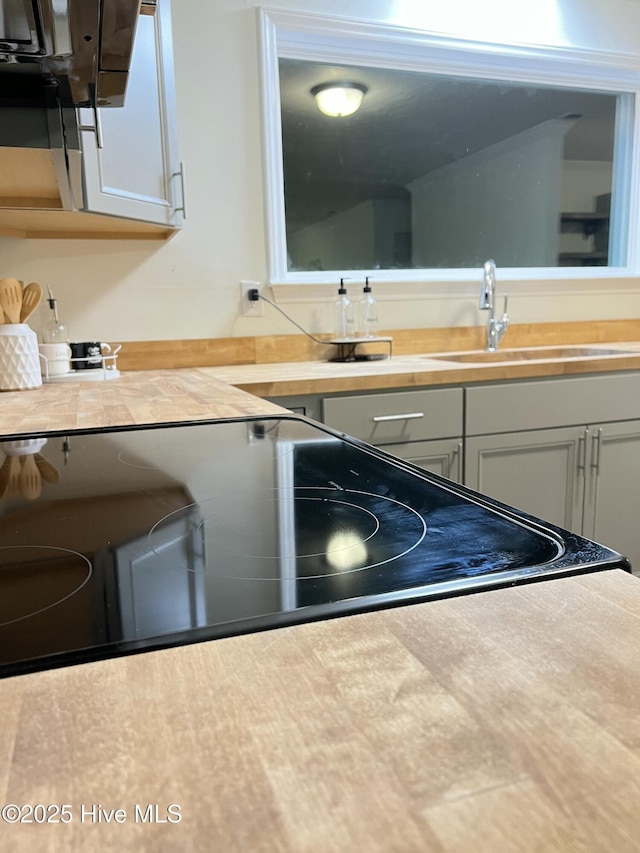 417 S Herman St, Goldsboro, NC 27530 - kitchen view of a sink and electric range