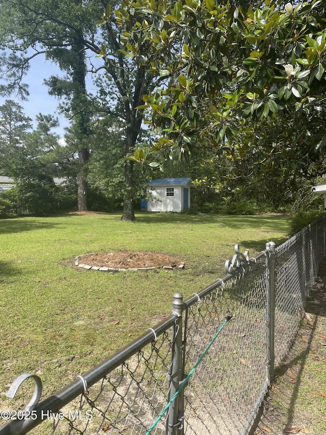 958 Holly Rd, Lakeview, NC 28350 - view of yard with a storage unit