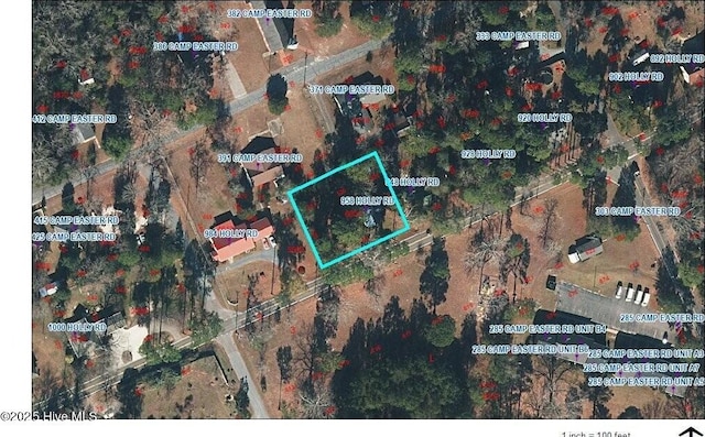 958 Holly Rd, Lakeview, NC 28350 - map / location featuring property parcel outlined