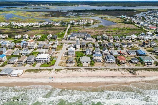 1505 N New River Dr Unit 210, Surf City, NC 28445 - aerial view of residential area featuring unending shoreline
