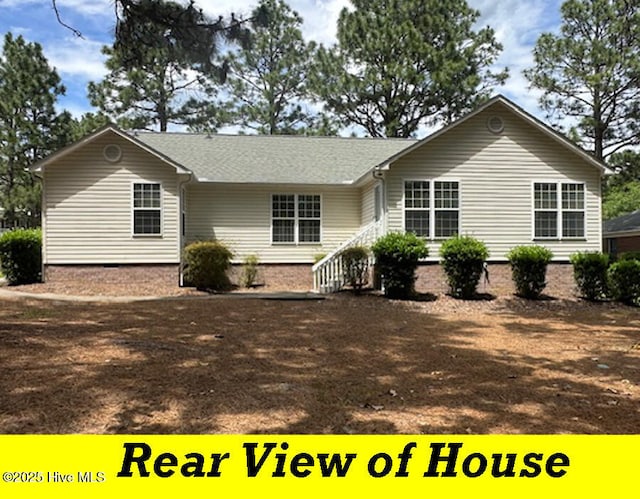 12 Deerwood Ln, Pinehurst, NC 28374 - view of ranch-style house