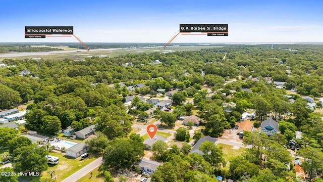 115 NE 66th St, Oak Island, NC 28465 - bird's eye view