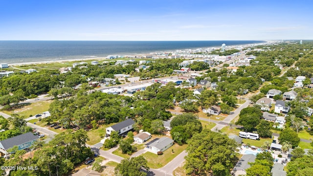 115 NE 66th St, Oak Island, NC 28465 - aerial view of property and surrounding area featuring a large body of water