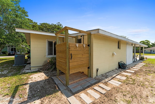 115 NE 66th St, Oak Island, NC 28465 - view of outdoor structure featuring central AC