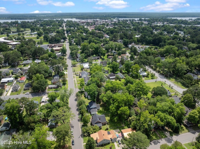 1208 N Bonner St, Washington, NC 27889 - aerial perspective of suburban area featuring a nearby body of water